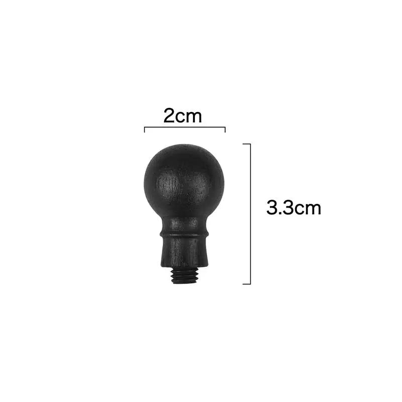Ergonomische Griffe aus Birnenholz für Stempel und Wachssiegel