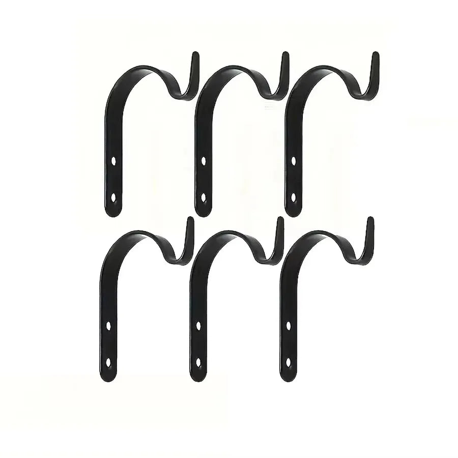 Robuster J-Haken aus Schmiedeeisen für vielseitige Anwendungen