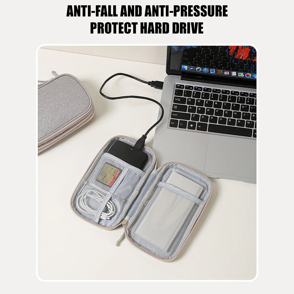 Reise Organizer Tasche für Kabel USB Ladegerät Wasserdicht Tragbar Mehrschichtig