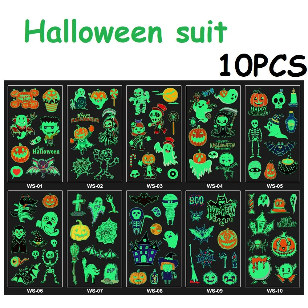 Temporäre Fußball Tattoos Set mit 10 wasserdichten Aufklebern