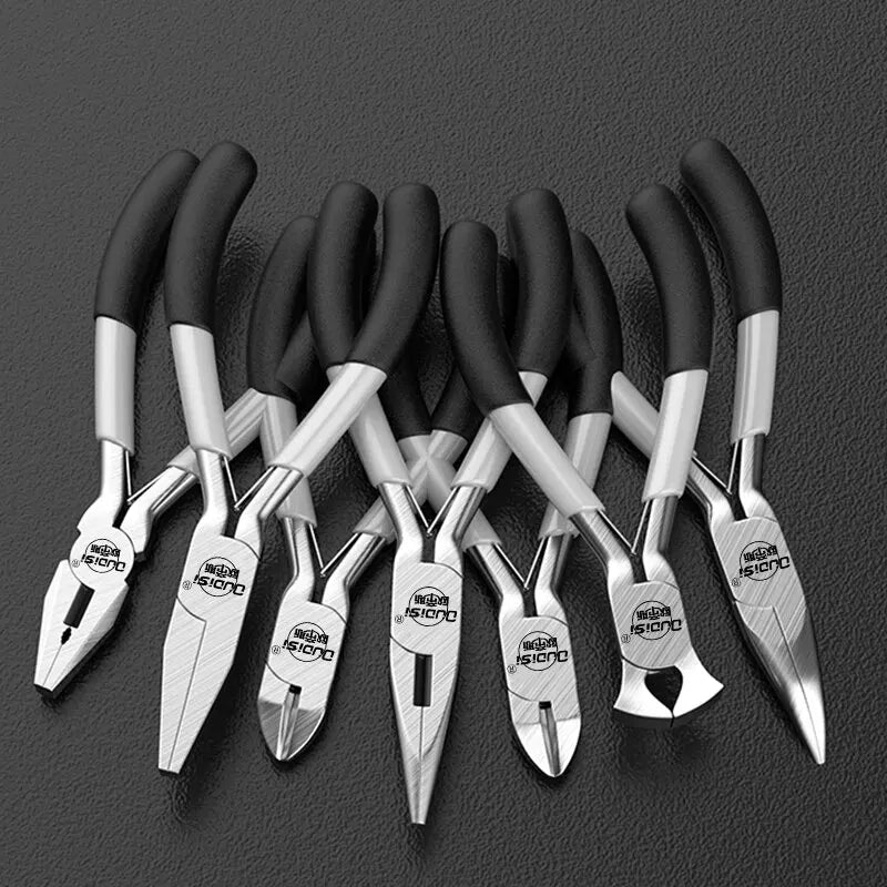 Präzisions Zange für Schmuck DIY - Handwerk – Diagonal Rund Spitz Gebogen