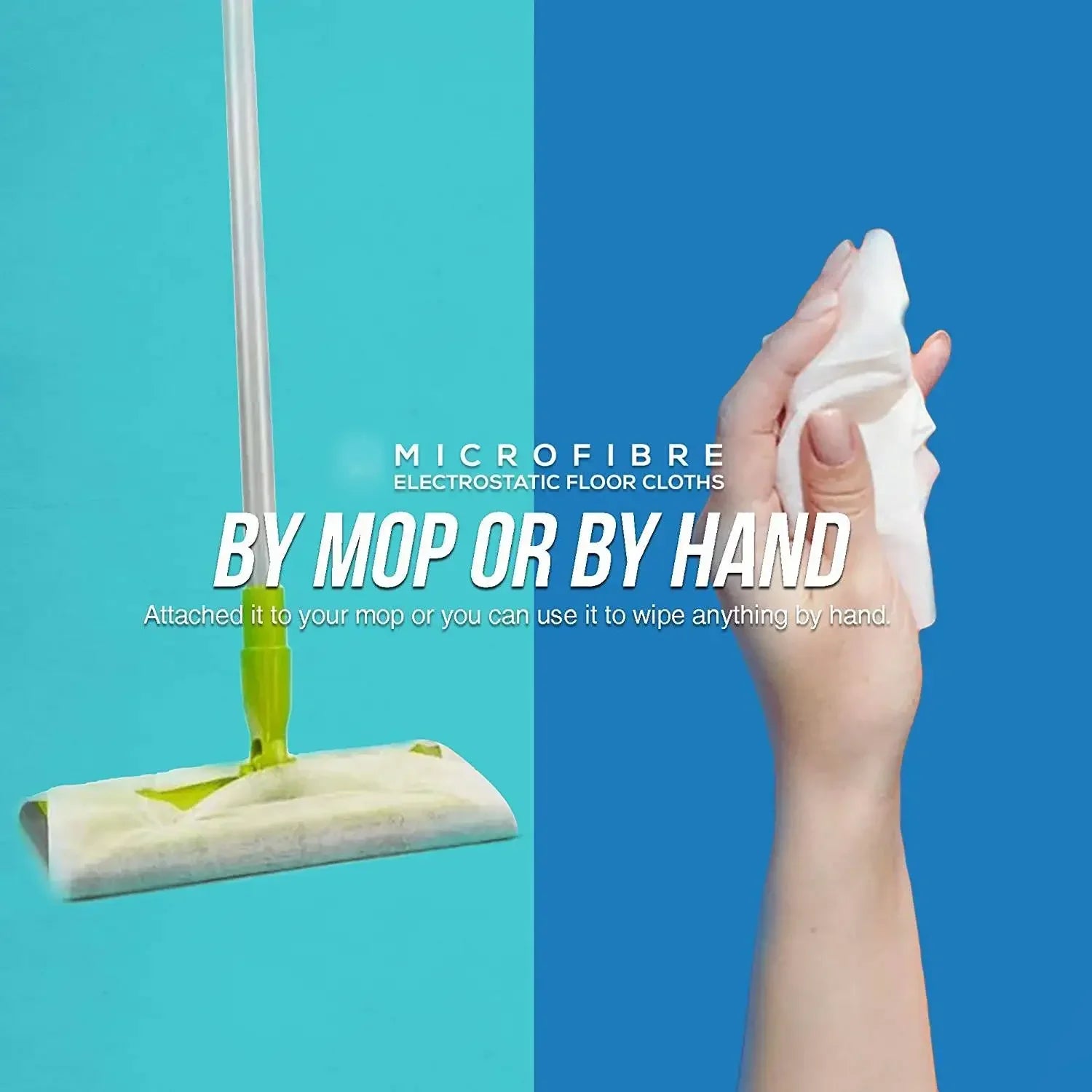 Einweg Mikrofaser Bodenreinigungstücher für flachen Mopp 100 Stück
