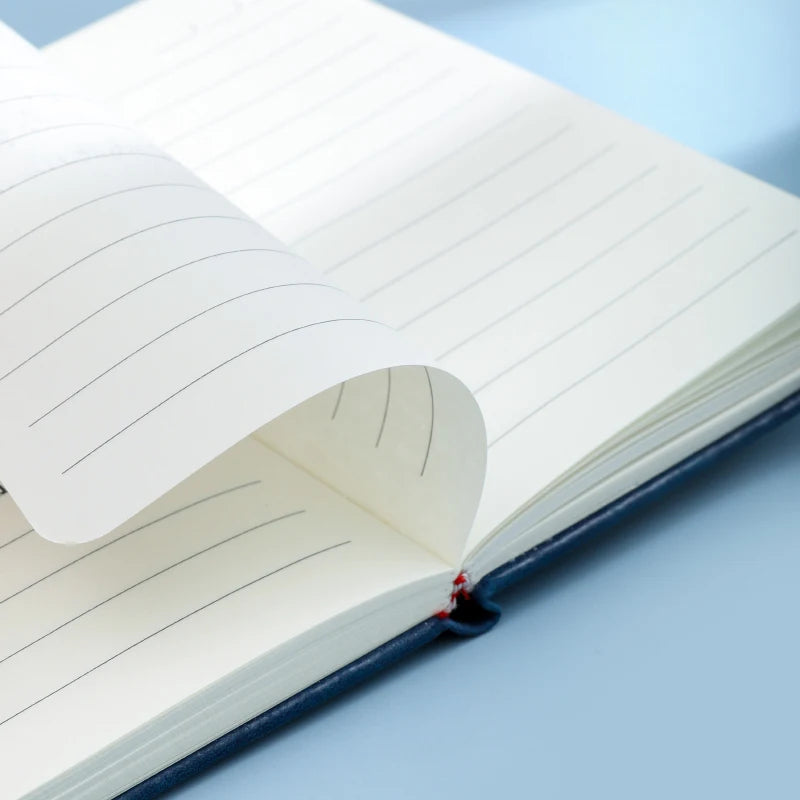 Tragbares Business-Notizbuch A6 mit PU-Ledereinband und 192 Seiten