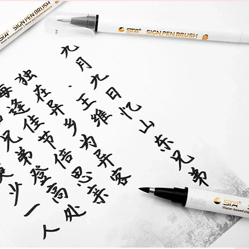 4er Set wasserfeste Kalligraphie Pinselstifte für Kunst - Schrift