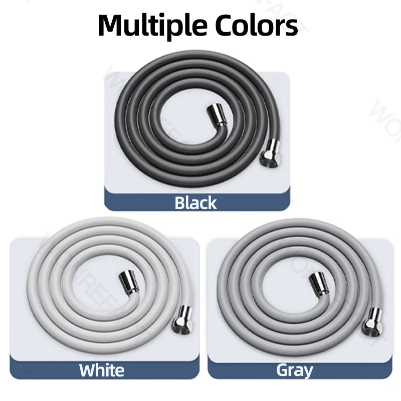 Flexibler Silikon Duschschlauch – langlebig, hitzebeständig - verdrehsicher