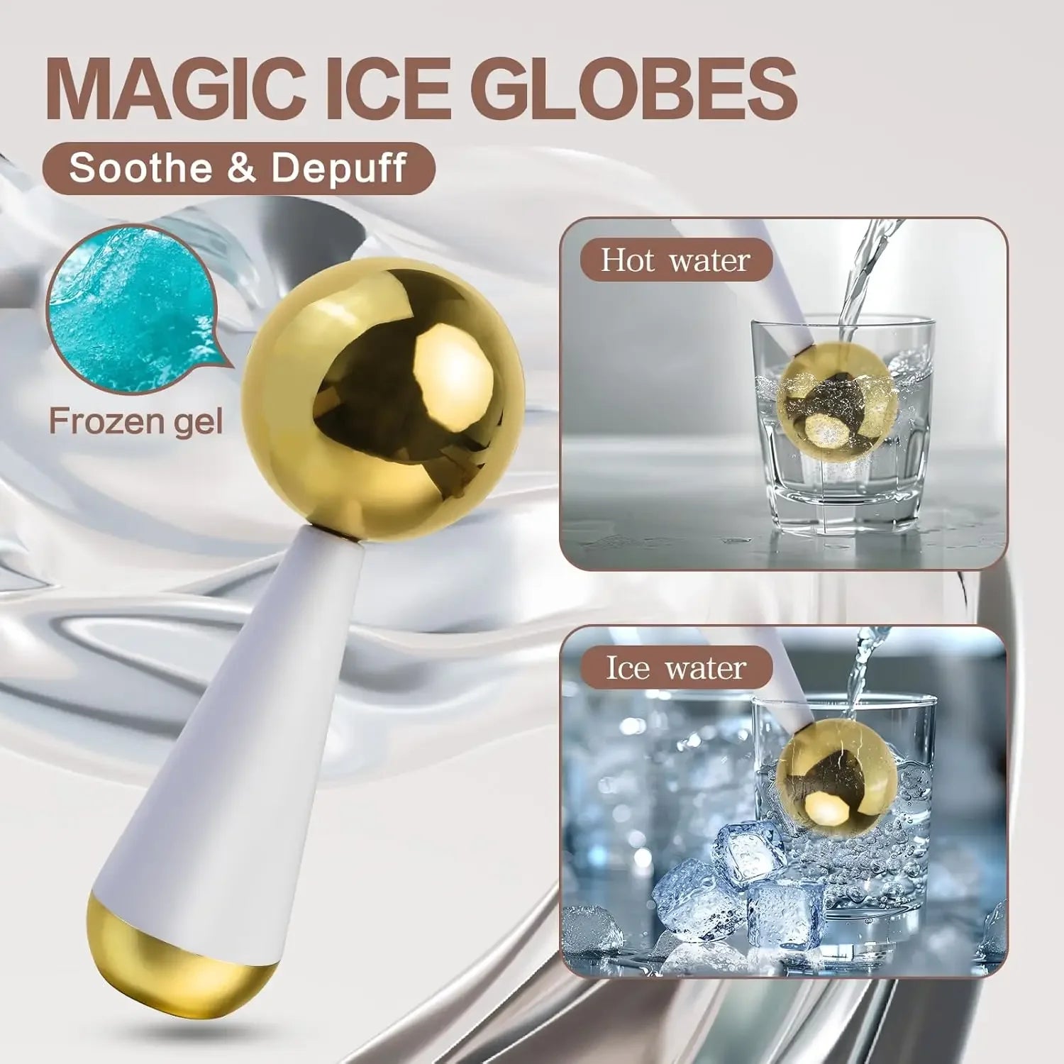 Edelstahl Kühlrolle: Gesichtspflege für frische & straffe Haut