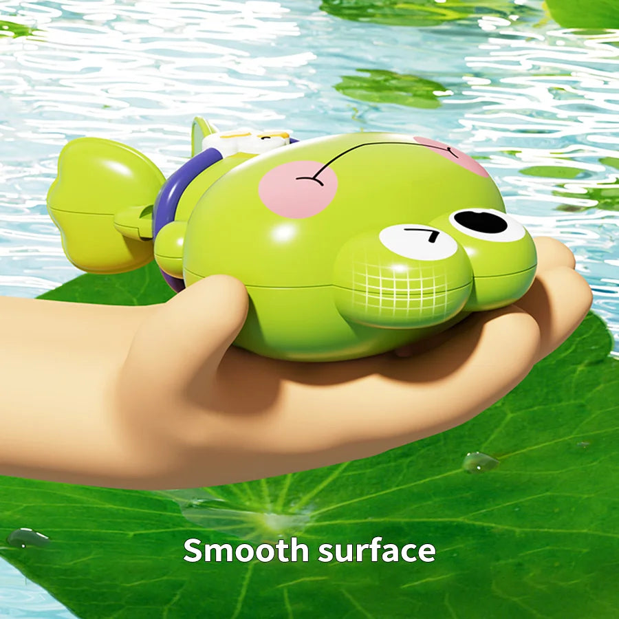 Uhrwerk Frosch Badespielzeug für Kinder – Schwimmspaß im Wasser