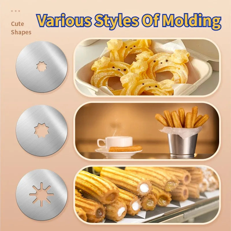 Vielseitiges Set für spanische Donuts und süße Backkreationen