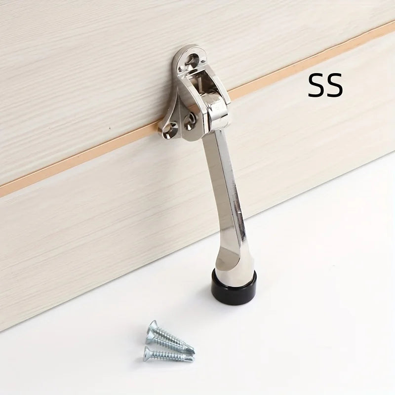 Robuster Türstopper aus Zinklegierung mit Gummiringen für sicheren Halt