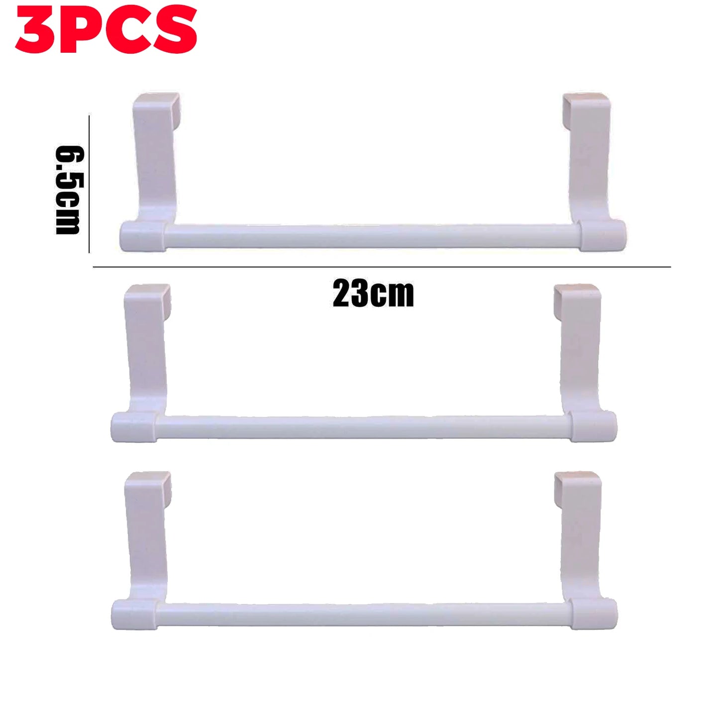 Edelstahl Tür Handtuchhalter für Küche Bad – Einzel oder 6er Set Aufhänger