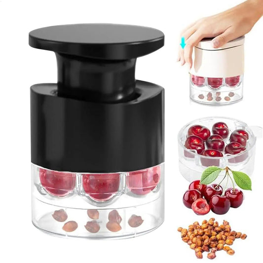 Einfach Kirschentkerner 7-Loch Olivensamen Entferner Küchenhelfer