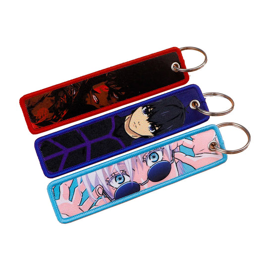 Manga Cartoon Schlüsselanhänger aus Metall für Motorrad und Auto 13cm