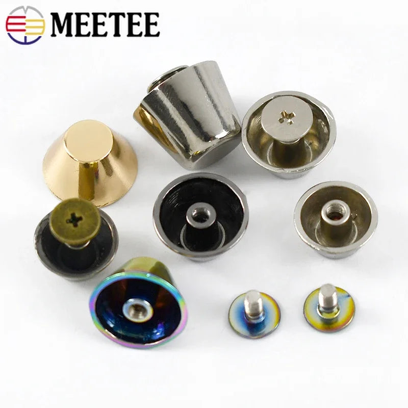 Robuste Metallnieten Schraubnieten für Taschen und DIY Lederprojekte