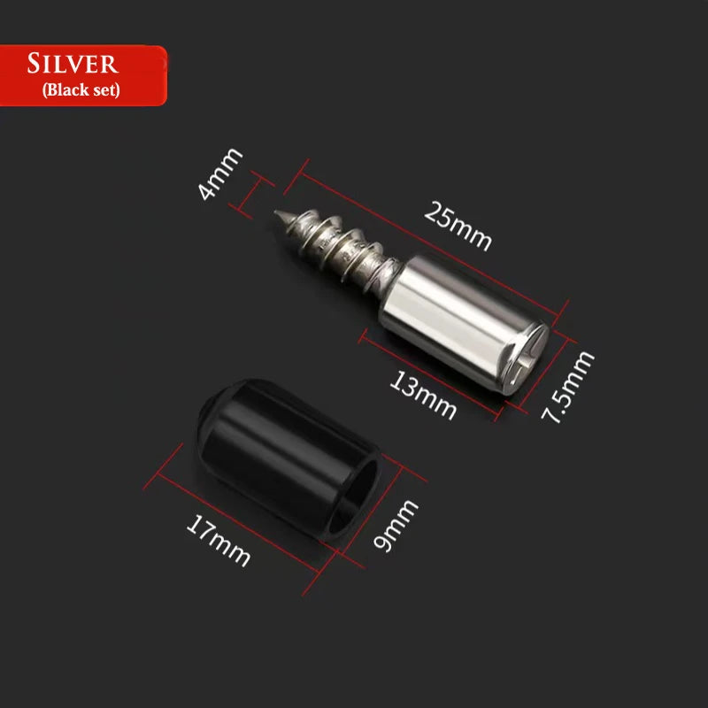 8/20er Set selbstschneidende Kreuzschrauben Gummihülse für Möbel & Glas