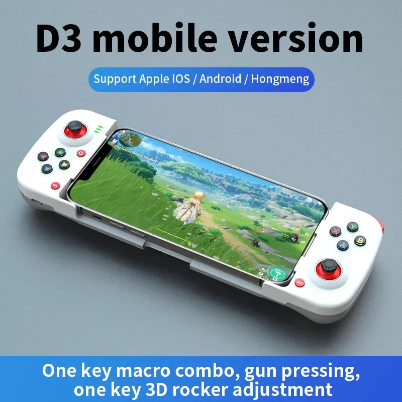 Drahtloser dehnbarer Game Controller für Smartphone & Tablet, Bluetooth 5.0