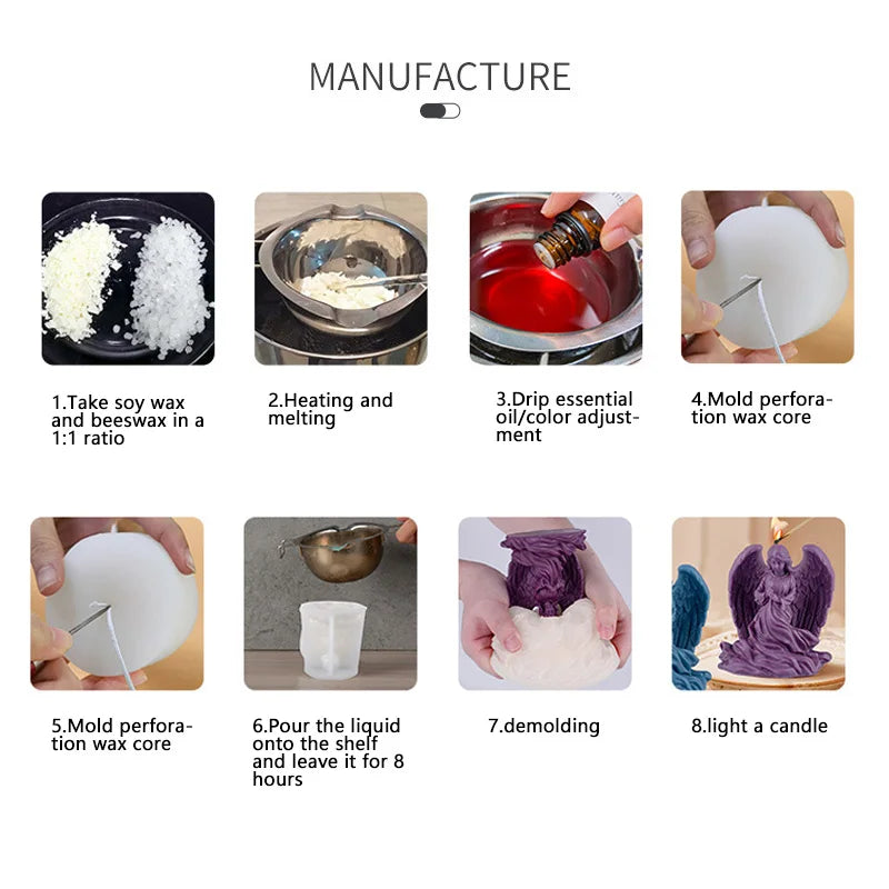 3D Weihnachtsbaum Kerzenform aus Silikon für DIY Dekorationen