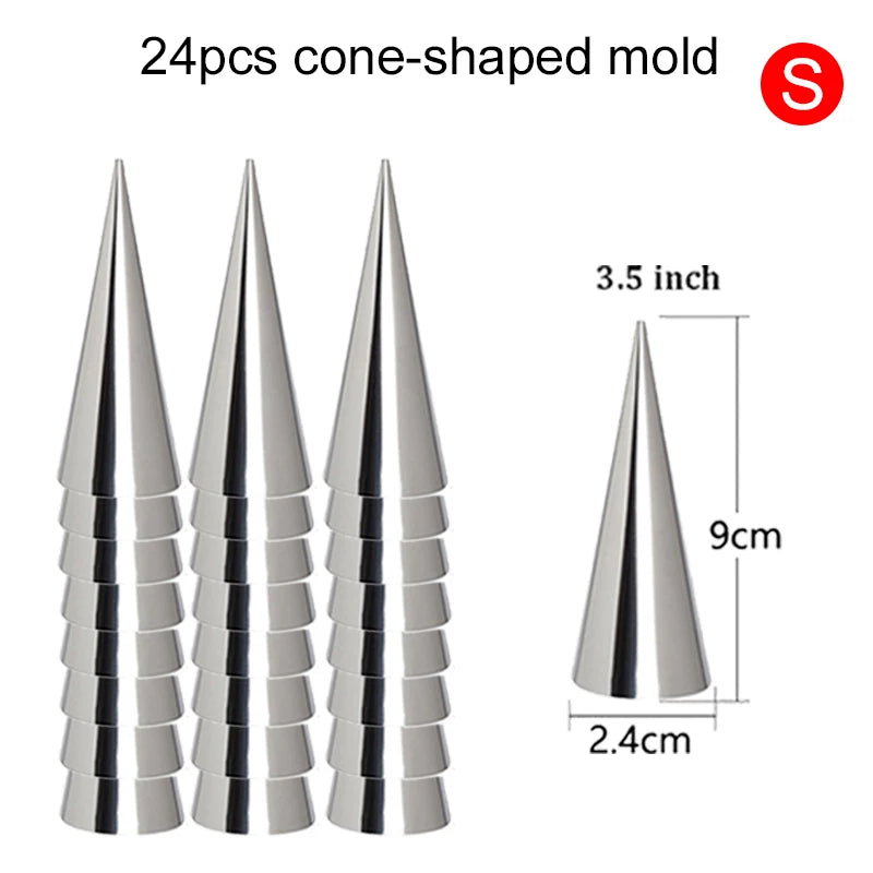 Edelstahl Backformen für knusprige Croissants und Desserts