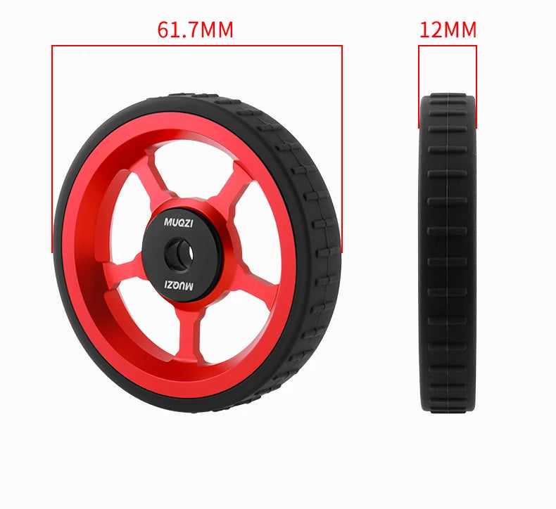 MUQZI Eazy Wheels Faltrad-Rollenräder, kompatibel mit Brompton-Yabubest - Home & More