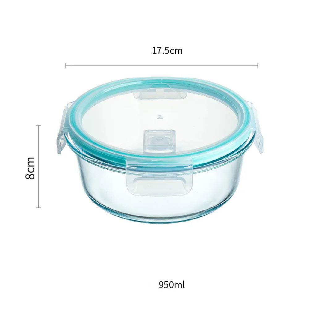 Borosilikatglas Lunchbox – Mikrowelle, Versiegelt, Kühl- und Gefrierbox