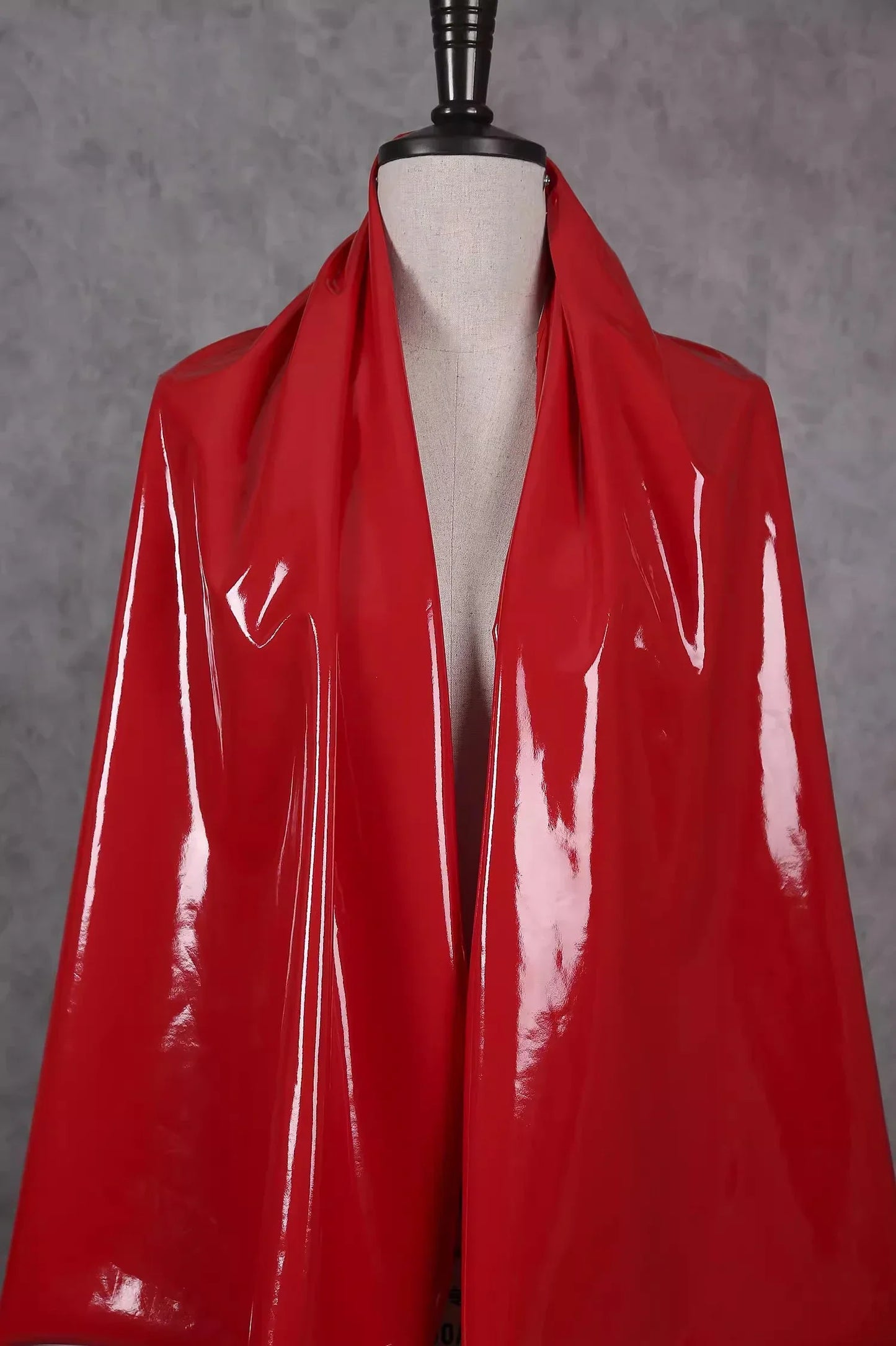 50x145cm Glänzender Elastischer Kunstleder Stoff für Kleidung DIY Projekte