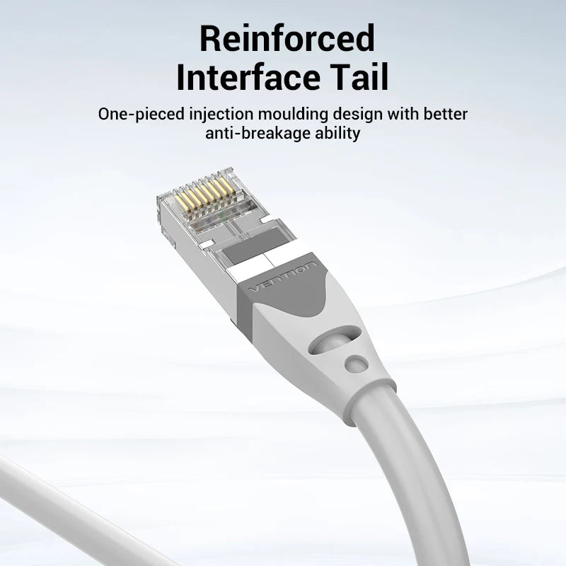 Cat6A Ethernet Kabel 10 Gbit/s SFTP Patchkabel RJ45 LAN fürs Gaming PC