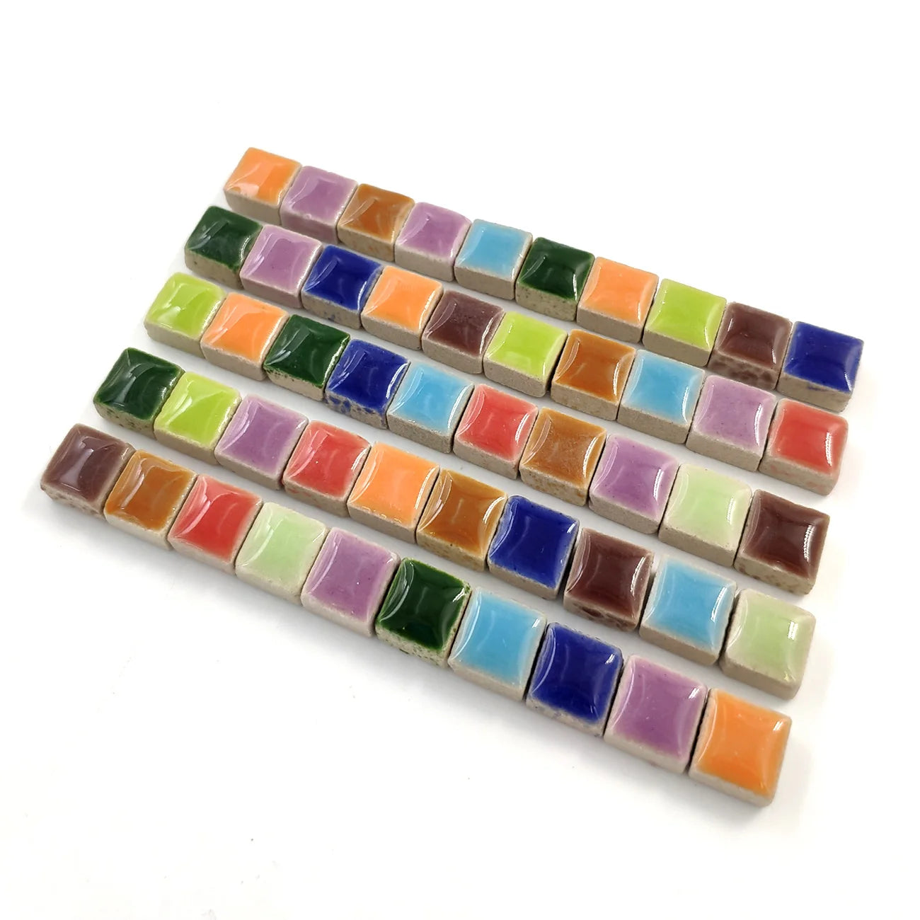 100g Keramik Mosaikfliesen Bastelset – Bunte DIY Wanddekoration
