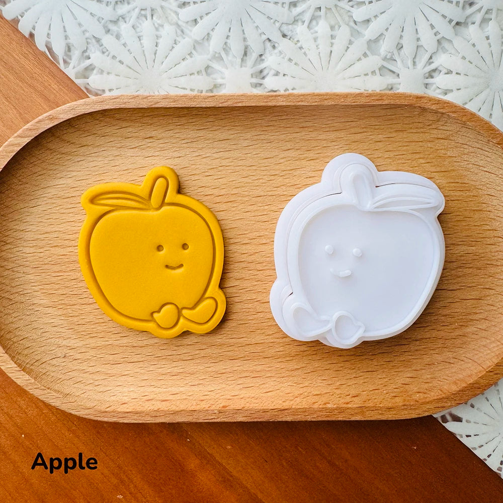 Cartoon Obst Ausstecher aus PLA – Umweltfreundliche Keksformen 2-7 cm