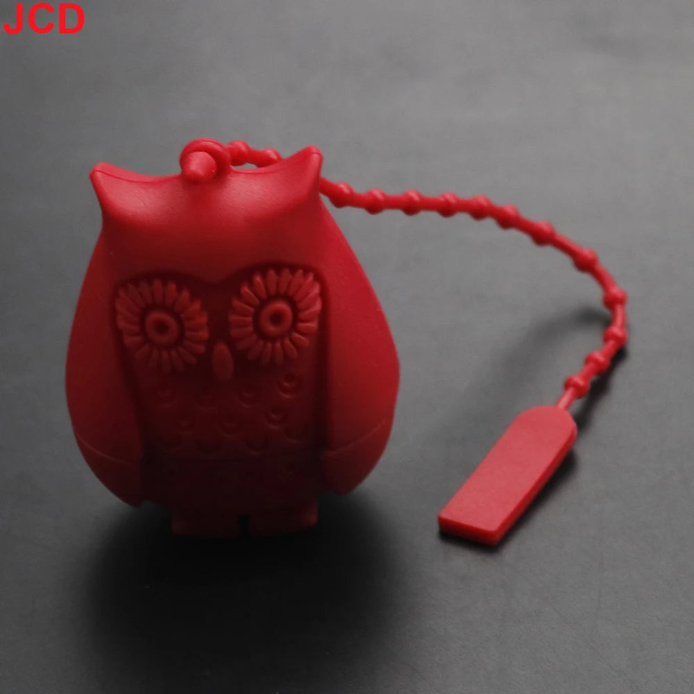 Praktischer Silikon Teefilter in Erdbeer und Zitronenform für losen Tee