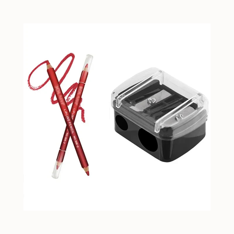 Kunststoff Doppel Loch Bleistiftspitzer für präzises Spitzen