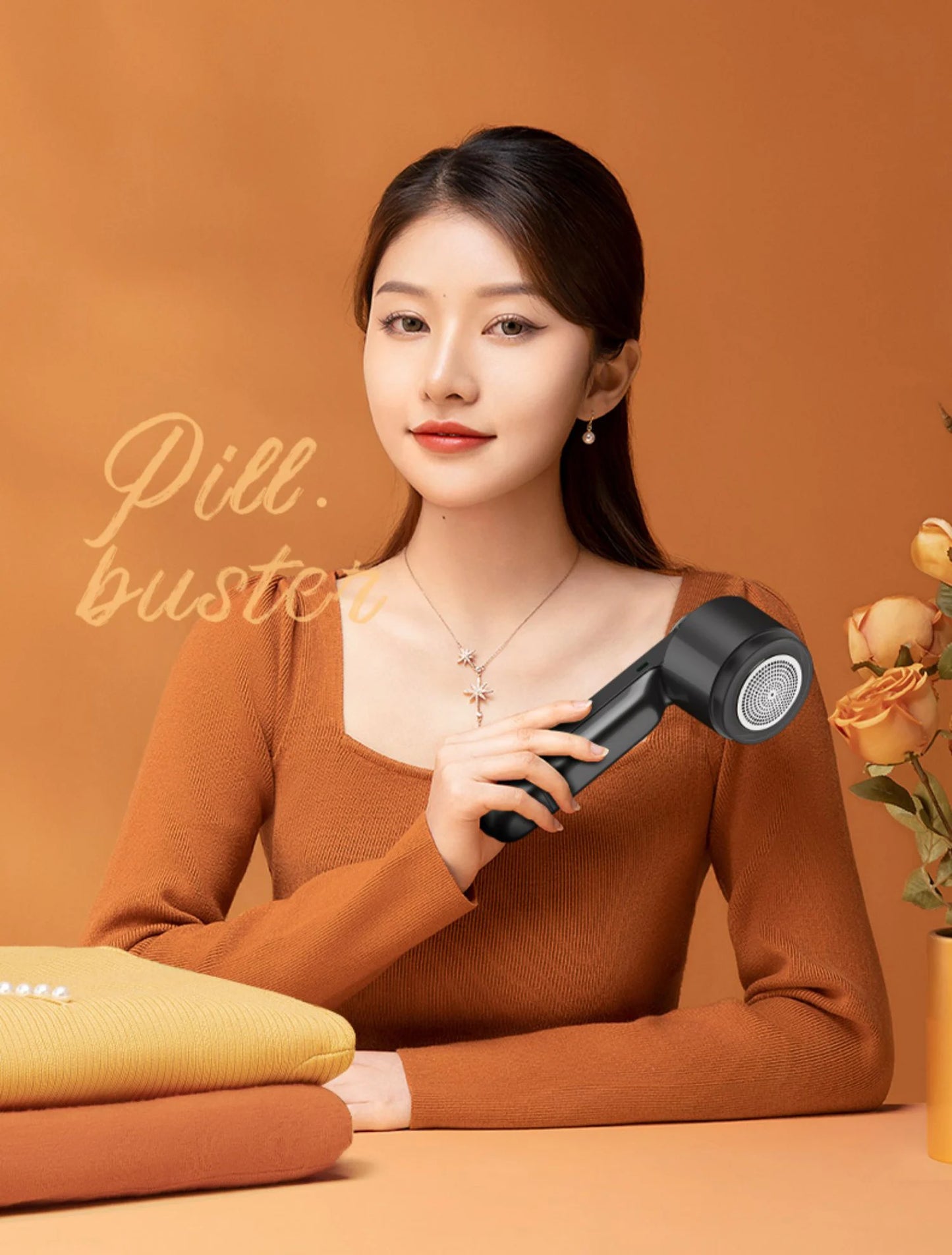 Elektrischer tragbarer Flusenentferner mit Akku und USB Ladung