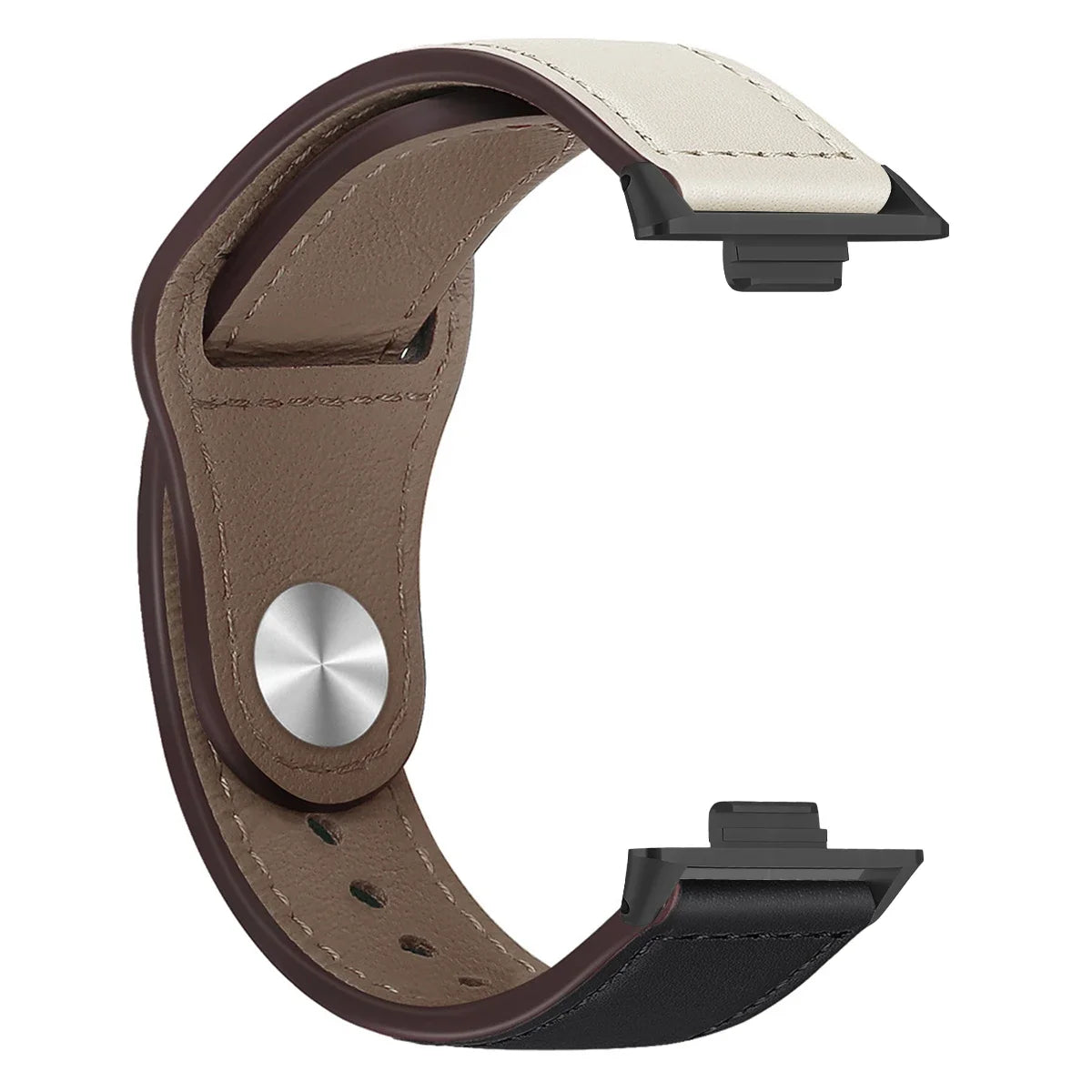 Elegantes Lederarmband für Smartwatch und Fitness Tracker-Yabubestshop