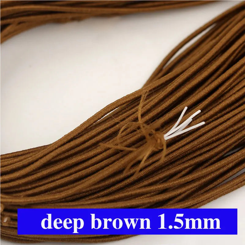 Buntes 1,5mm Gummiband für DIY Nähen Schmuck Bastelprojekte