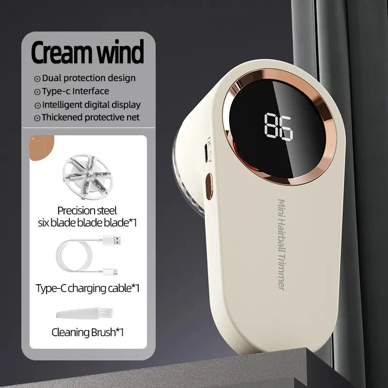 Tragbarer elektrischer Flusenentferner mit USB Akku und Hochgeschwindigkeitsmotor