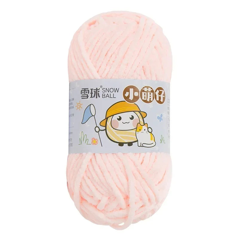 Weiches dickes Chenille Strickgarn 50g für DIY Schal Mütze Pullover