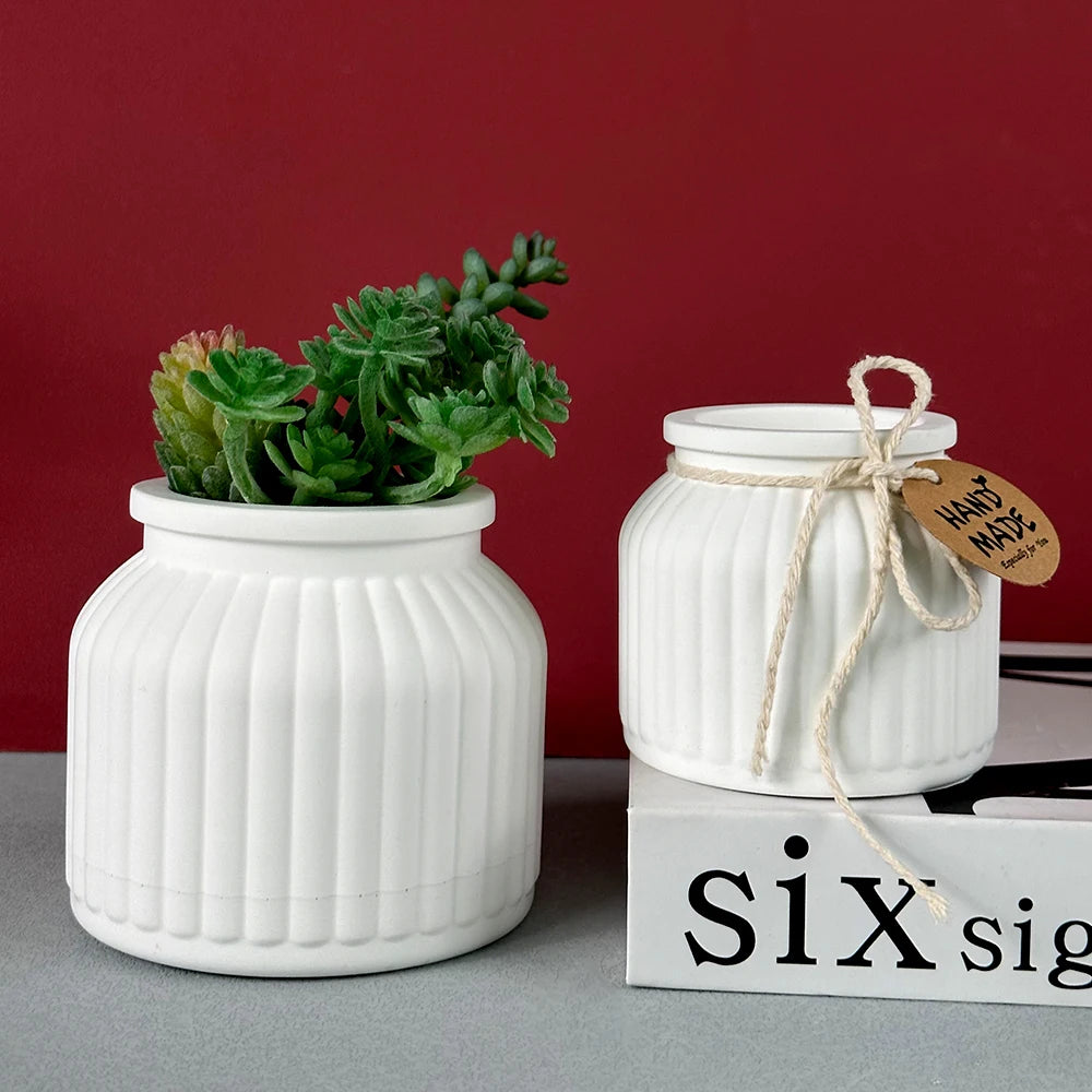 Runde Silikonform für DIY Blumentopf und Kerzengießen