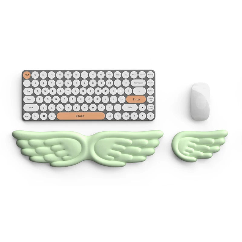 Ergonomisches Mauspad Set mit rutschfester Handballenauflage für Büro und Gaming