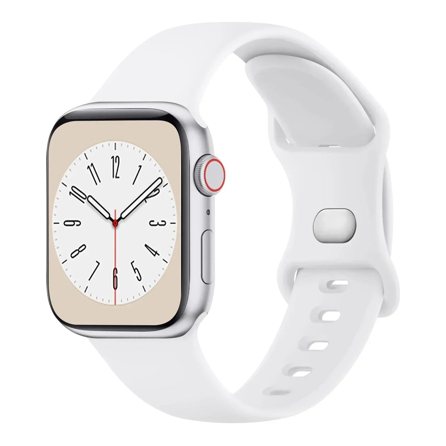 Weiches Silikonarmband für Smartwatches mit vielseitiger Größenkompatibilität