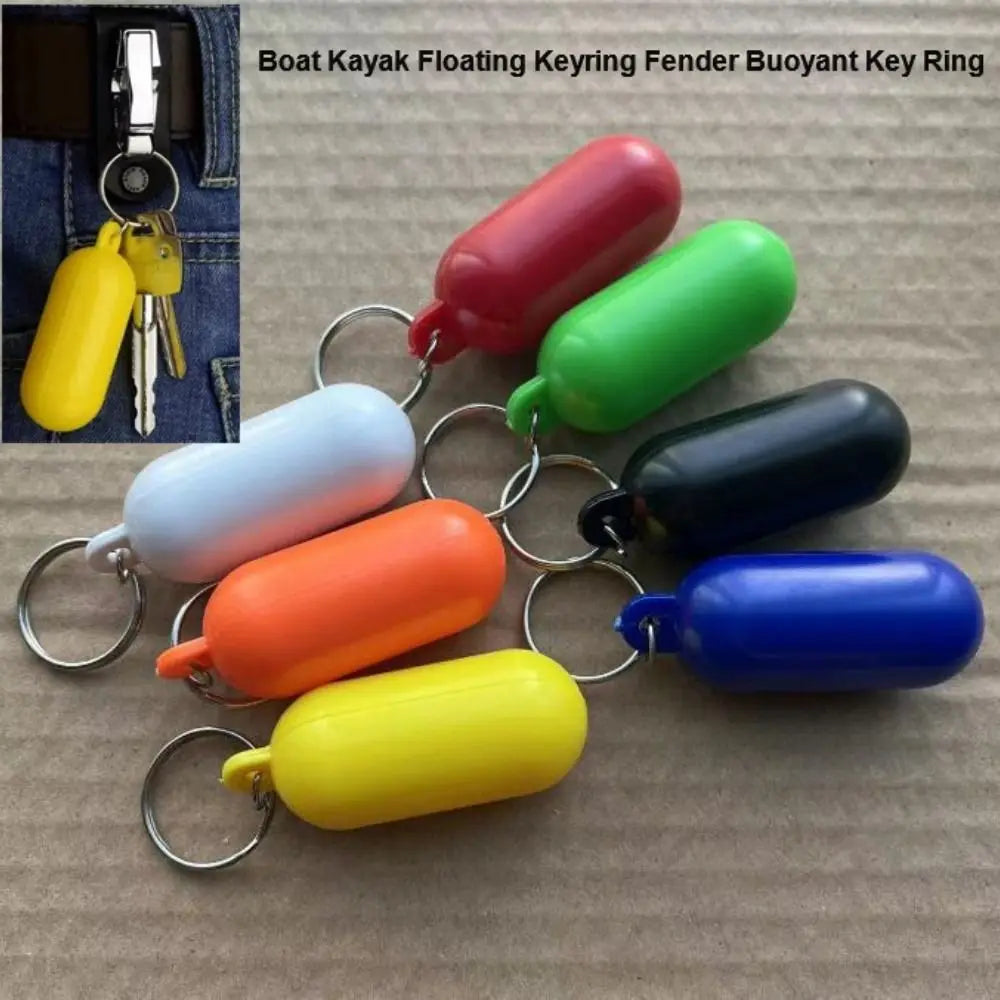 Schwimmender Schlüsselanhänger Kunststoff Boot Kajak 7 Farben Ersatz