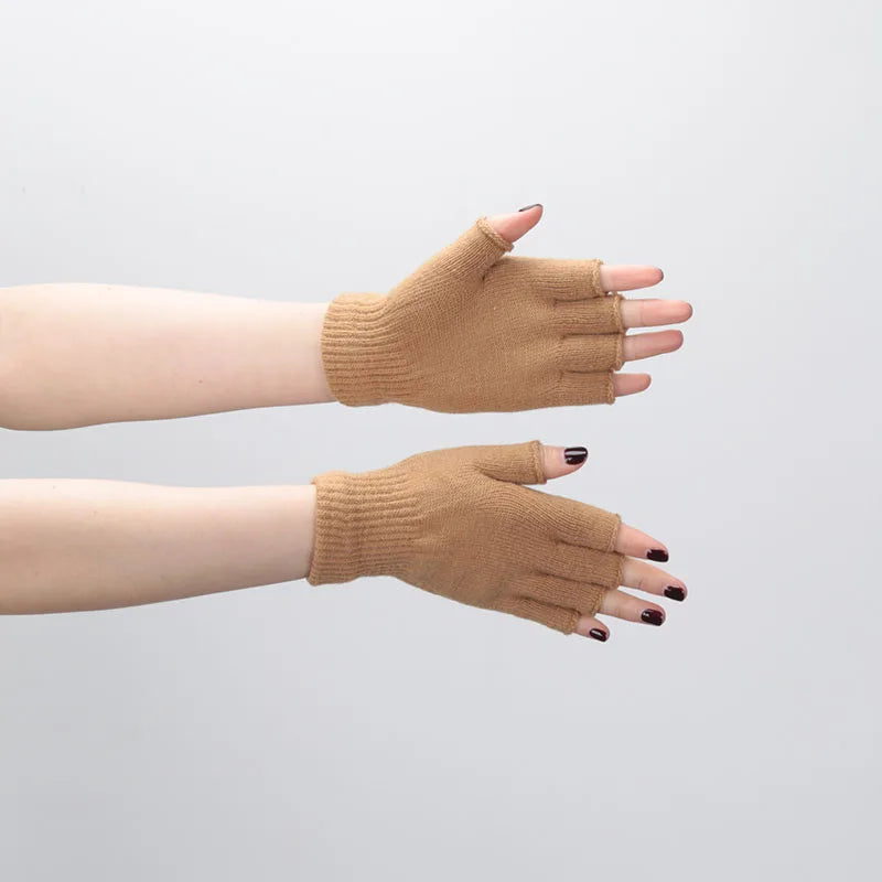 Warme Halbfinger Strickhandschuhe Unisex für Sport und Alltag