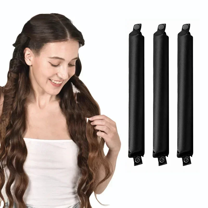 Hitzefreie Satin Lockenwickler für weiche Locken über Nacht – Verschiedene Sets