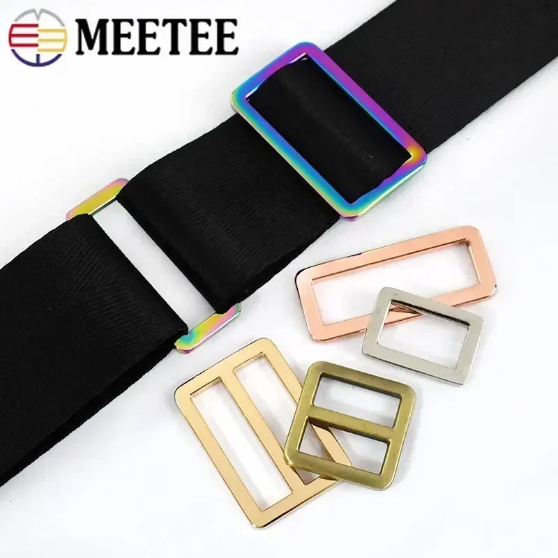 Metallschnallen 20-50 mm Set 5 oder 10 Stück Tri Glide Ring Gurtband Verschluss