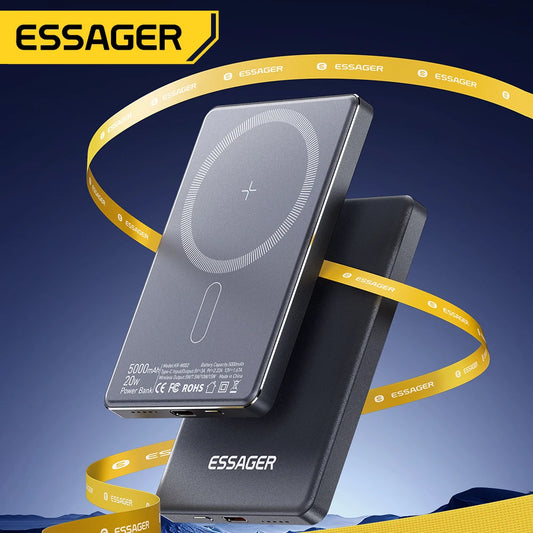 Dünne Magnetische Kabellose Powerbank 5000mAh 20W Schnellladung