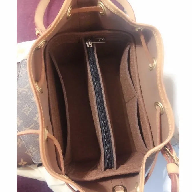 Praktischer Organizer Einsatz aus Filz für Taschen