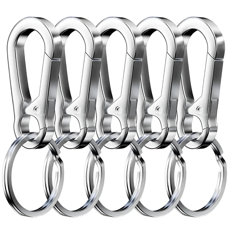 Metall Karabiner Schlüsselanhänger mit Kürbis Form 1-5 Stück Set