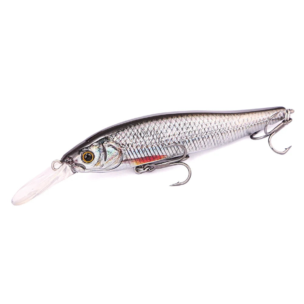 Langsam schwimmender Minnow Angelköder Explorers Shad für Hecht Barsch