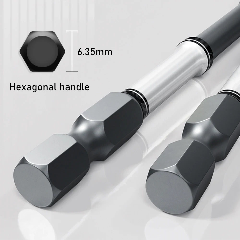 10x Magnetische PH2 Schraubendreher Bits 100mm für Bohrmaschinen