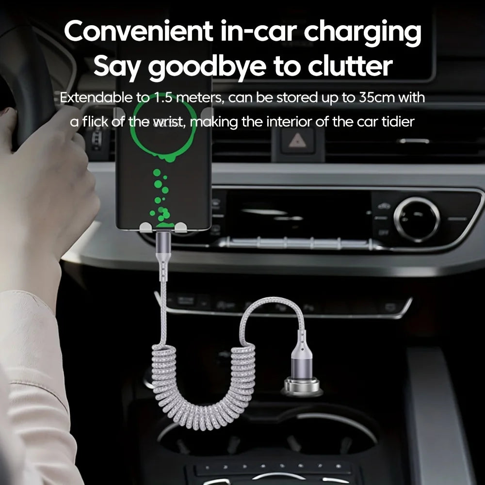 USB C Ladekabel mit 100 W für schnelles Laden im Auto und unterwegs