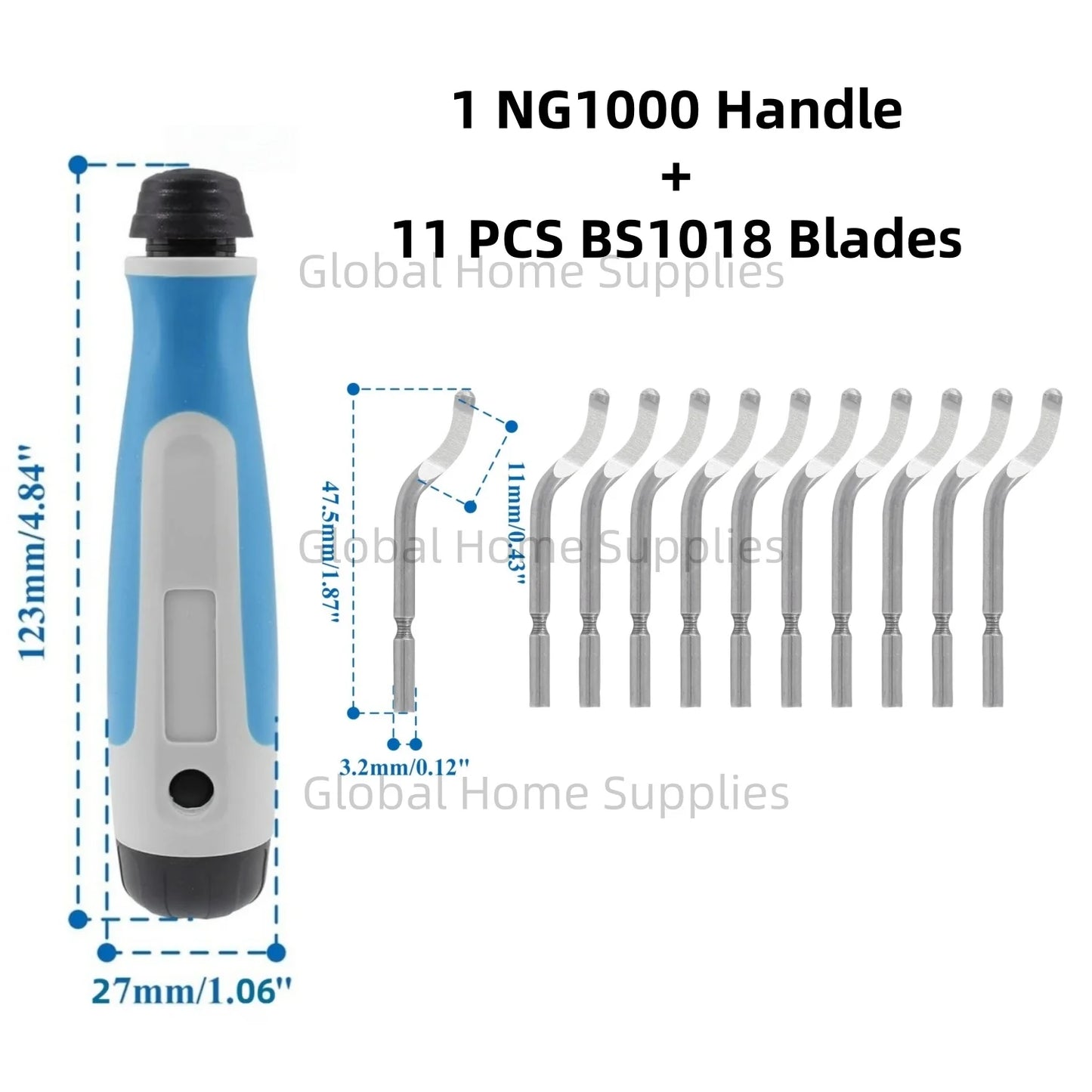 NG1000 Entgratungs-Reibahlenwerkzeug-Set mit Schwenkblättern für Sanitär