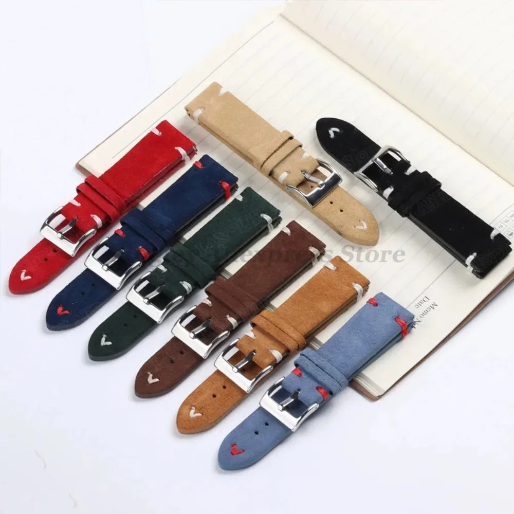 Wildlederarmband Fur Huawei Watch GT3 GT4 Uhrenarmband Vintage Ha