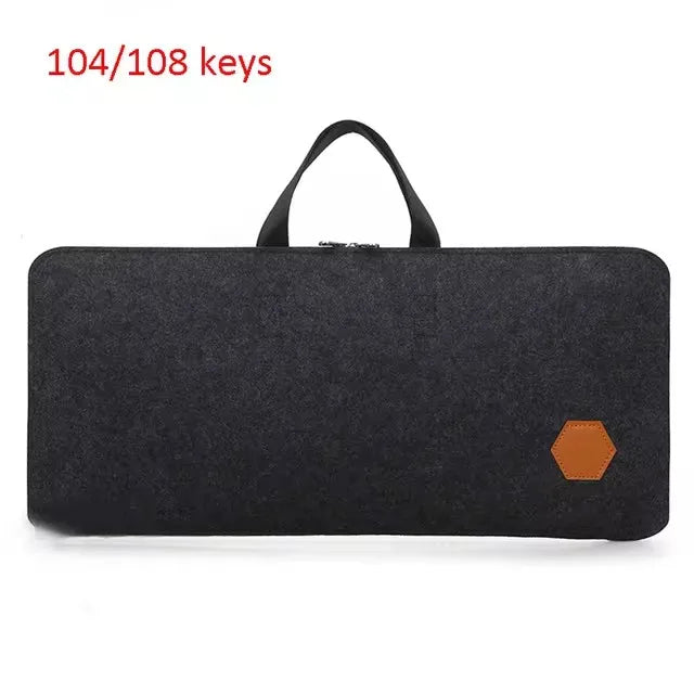 Tragbare Tastatur Aufbewahrungstasche aus Filz wasserdicht-Yabubestshop